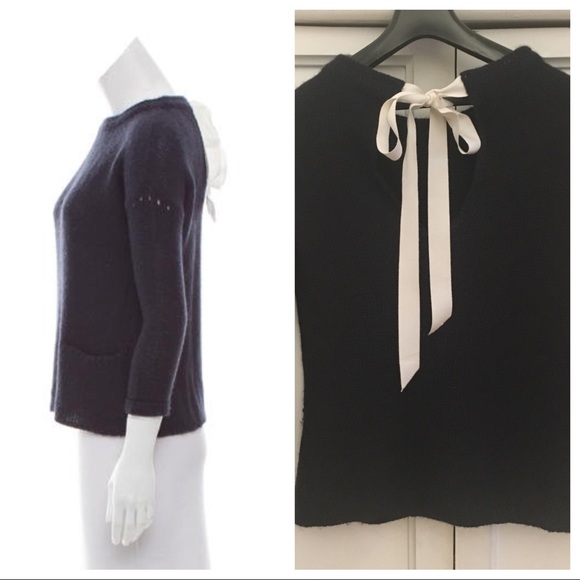 RARE Ulla Johnson Ribbon tie sweater - Picture 3 of 6